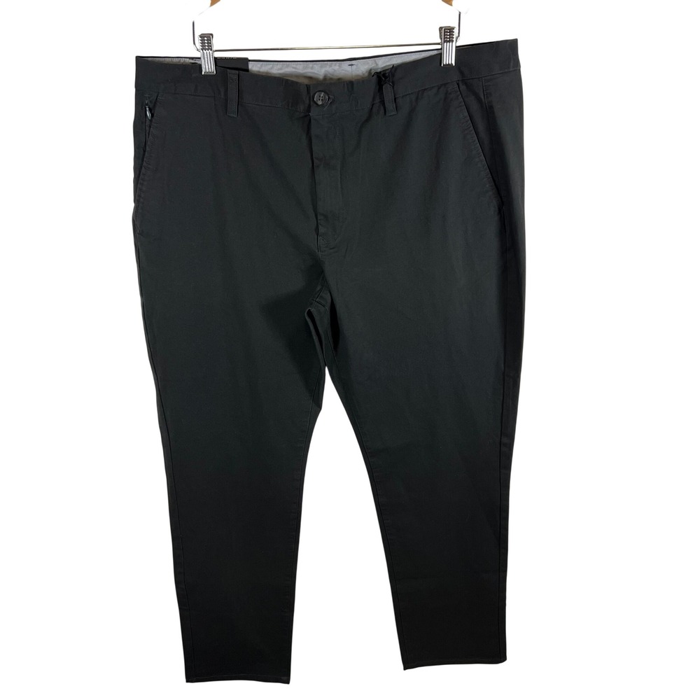 Bonobos Stretch Washed Chinos Mens 38x32 Slim Fit Black Pants NWT‎